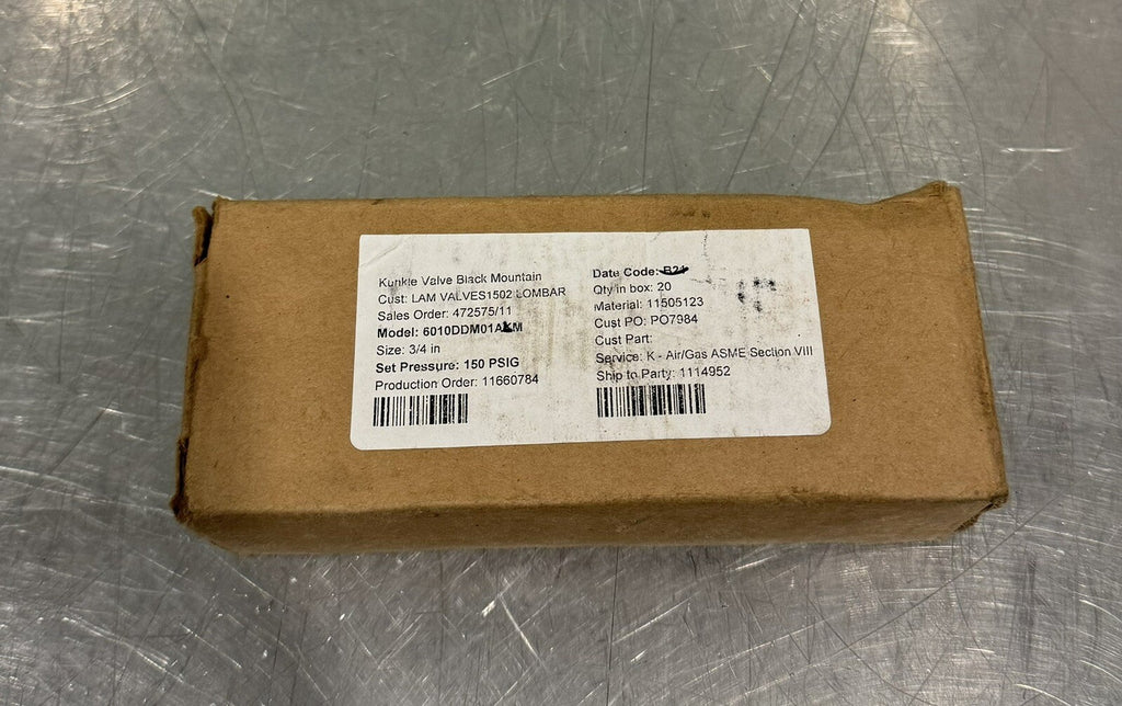 Kunkle 6010DDM01ALM Safety Relief Valve NEW IN BOX! FREE SHIPPING!