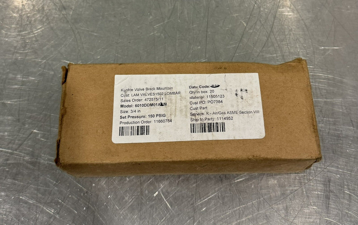 Kunkle 6010DDM01ALM Safety Relief Valve NEW IN BOX! FREE SHIPPING!