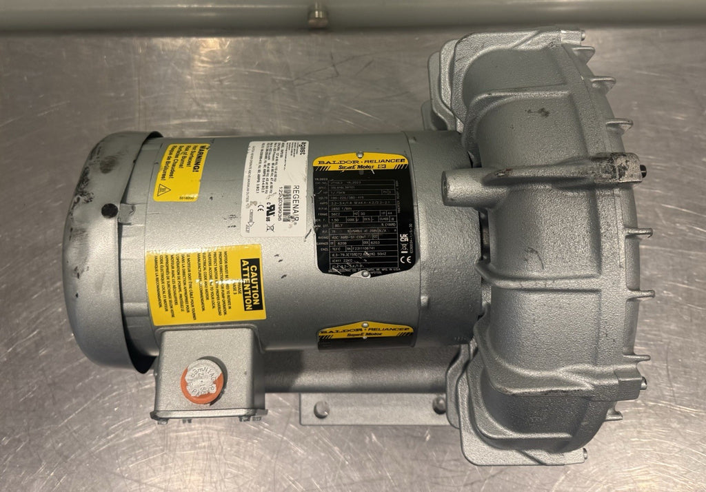 Gast R4P315A Regenerative Blower 1.5 HP Regenair NEW! FREE SHIPPING!