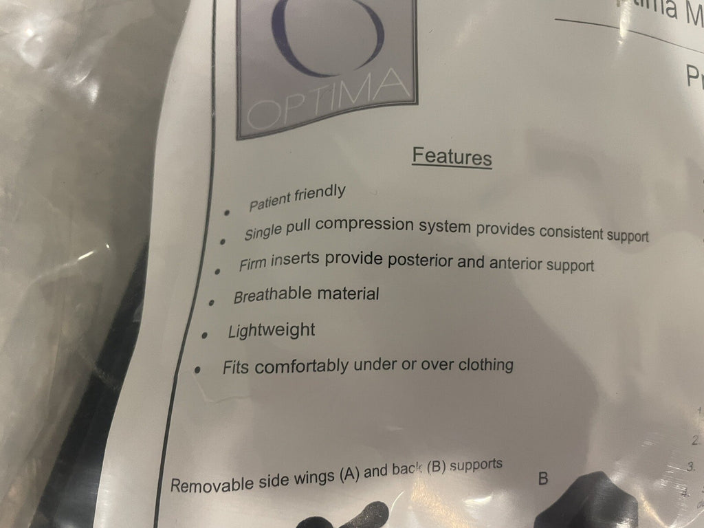 Optima Prime Waist Brace 2XL Back Brace NEW! FREE SHIPPING!