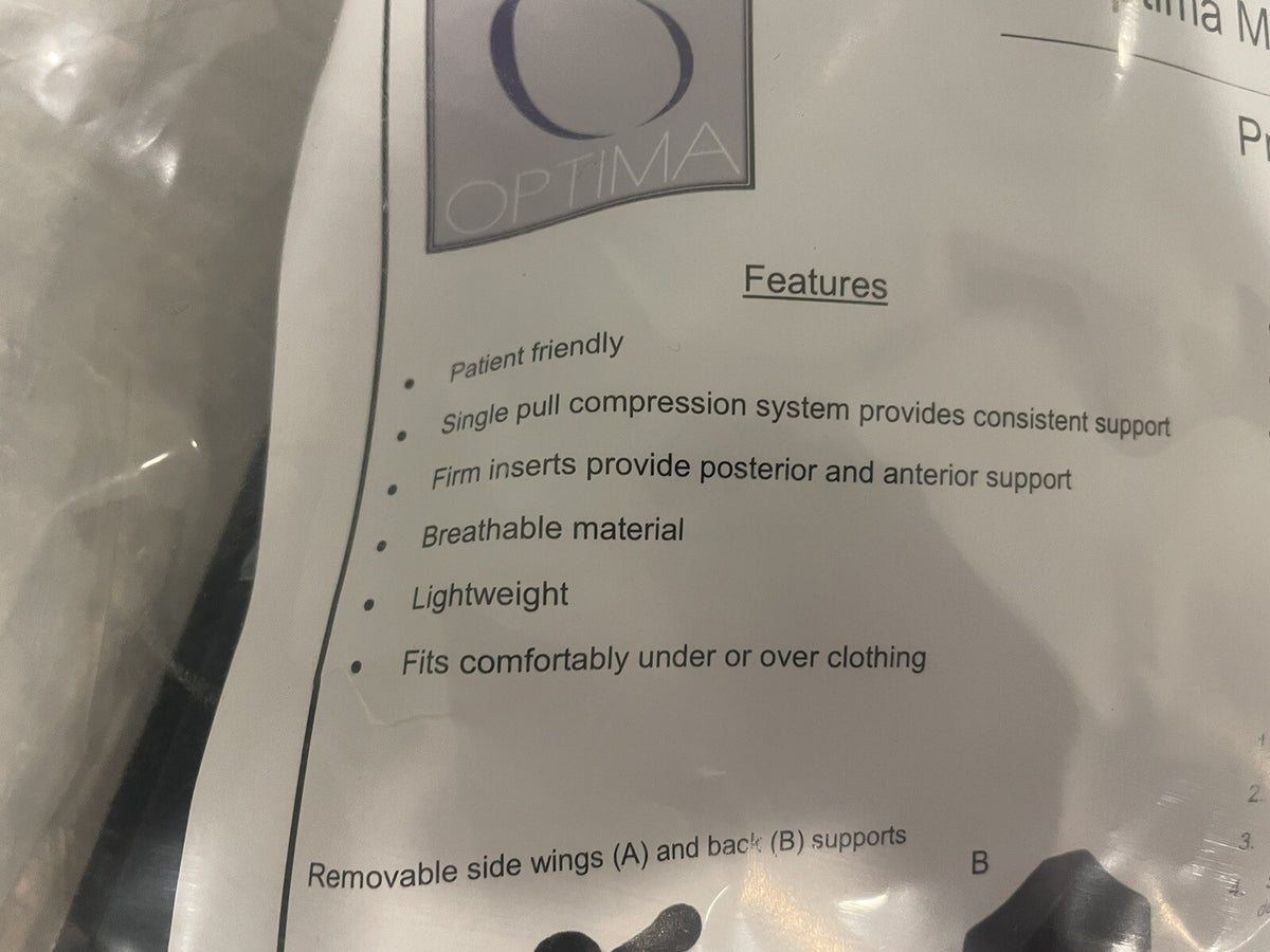 Optima Prime Waist Brace 2XL Back Brace NEW! FREE SHIPPING!