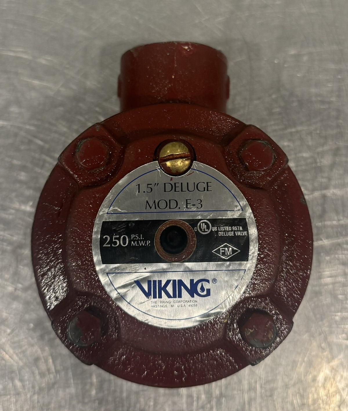 Viking 09889 1.5” E40 Deluge Valve Model E-3 NEW! FREE SHIPPING!
