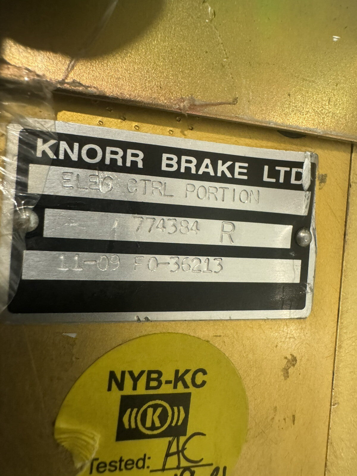 New York Air Brake 774401R Valve 20 Pipe Portion 619-7815-3 NEW! FREE SHIPPING!