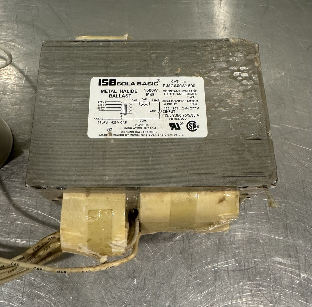 ISB Sola Basic E-MCA00W1500 Metal Halide Ballast DAMAGED! NEW!