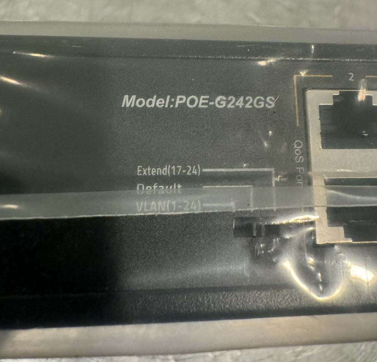 Mokerlink POE-G242GS 26-Port Gigabit Ethernet Switch W/ 24 Port POE NEW IN BOX!