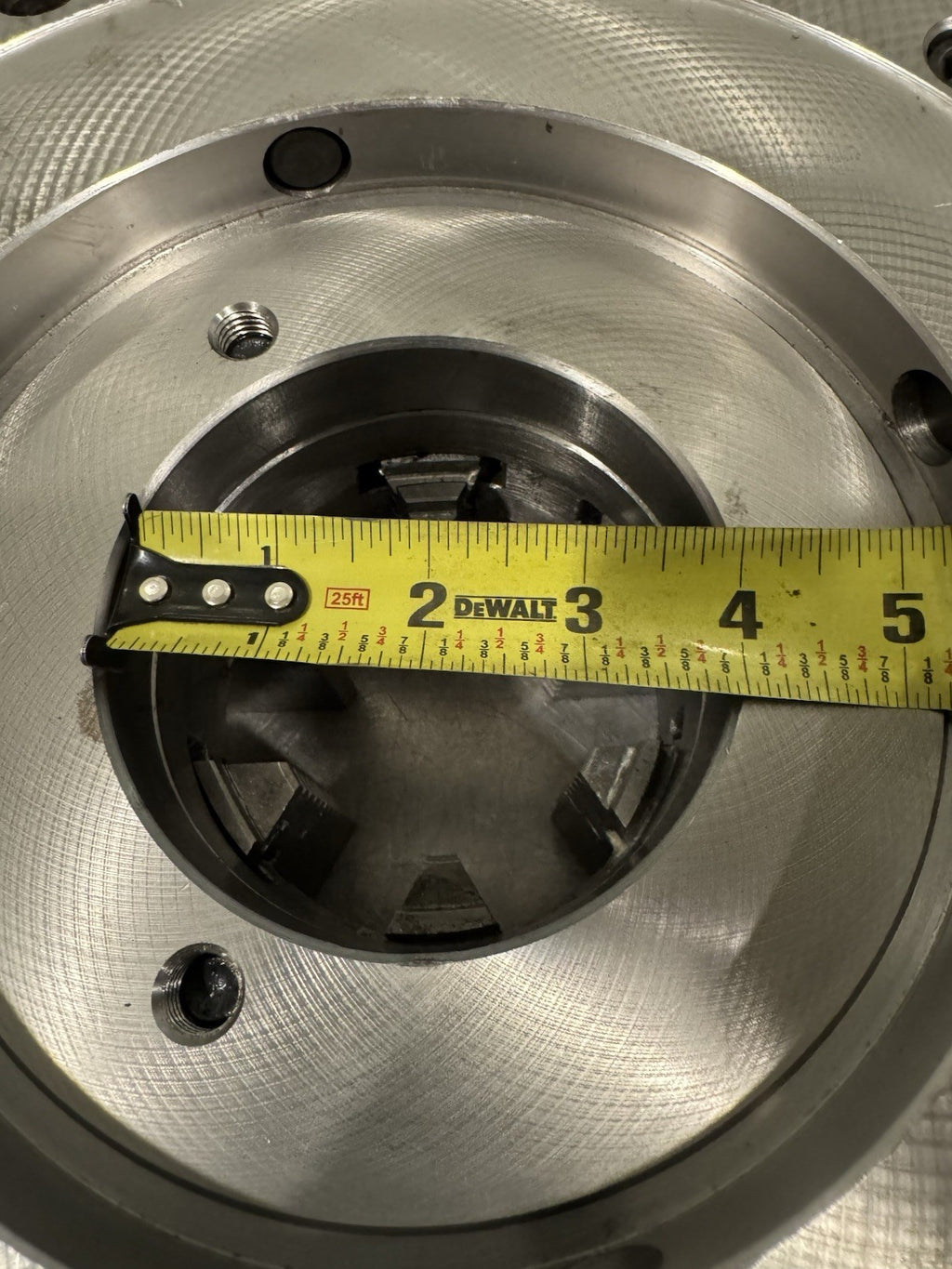 Hertel 12” 6 Jaw Manual Lathe Chuck Adjustable 1500 Max RPM 2505/40220 NEW!