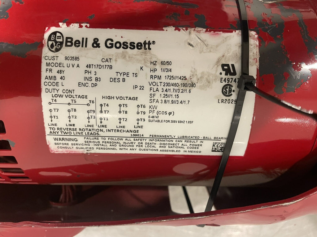 Bell & Gossett 1EF069LF Pump Assembly E-60 NEW! FREE SHIPPING!
