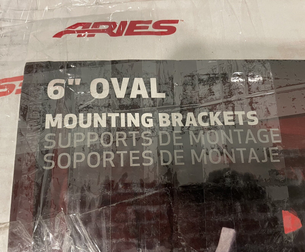 Aries 4508 Mounting Bracket Kit For 6” Oval Side Steps Black NEW IN BOX!