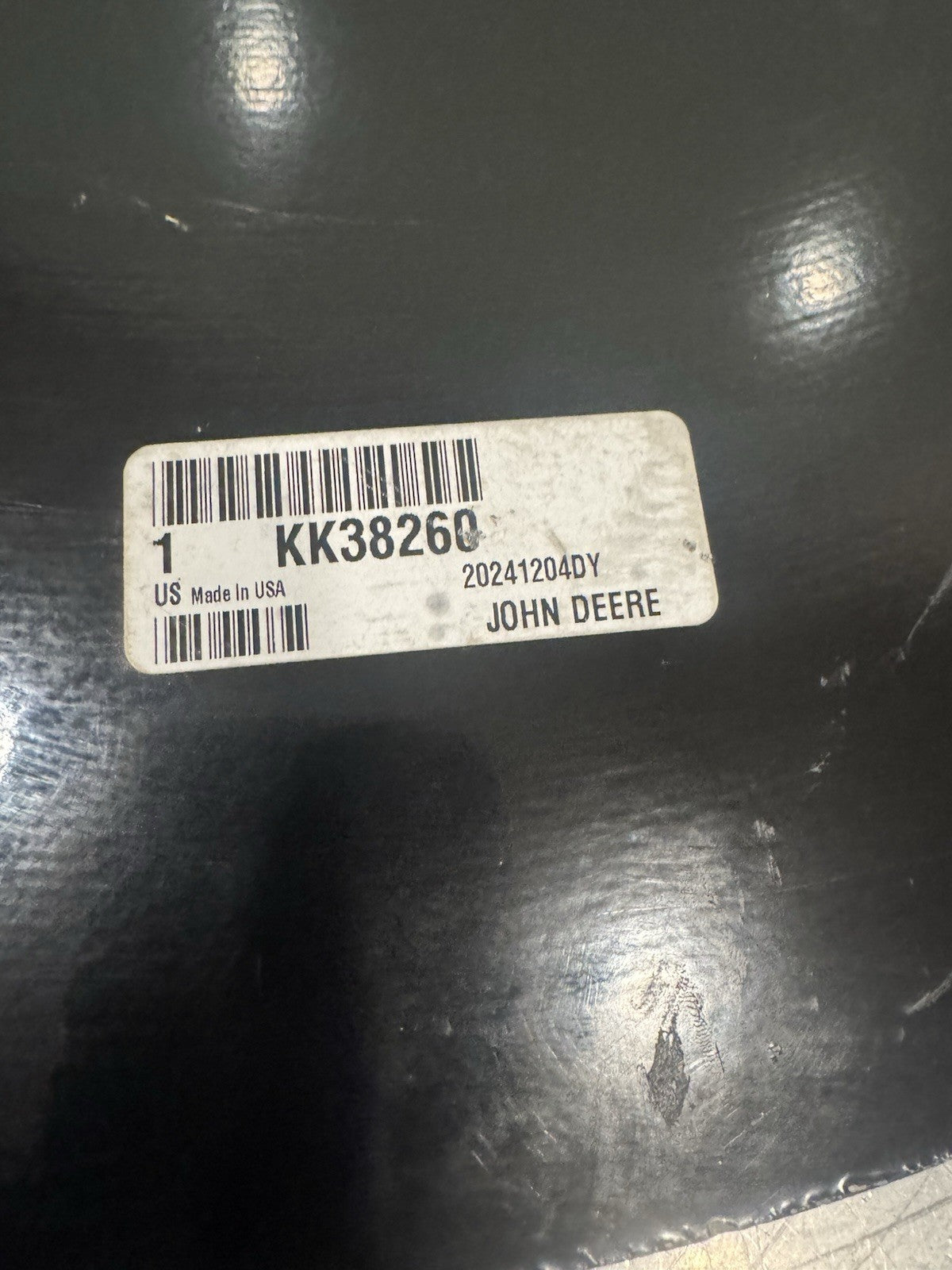 John Deere KK38260 Nutrient Applicator Distributor Disk NEW! NO BLADES!