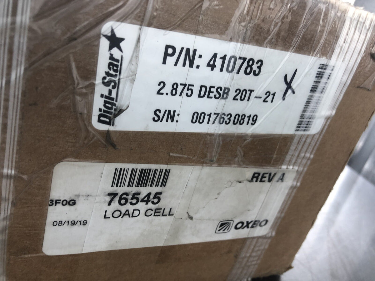 Digi-Star 410783 Cradle Cell 2.875 DESB 20T-21 Load Cell 44,092 LB 20k KG NEW!!