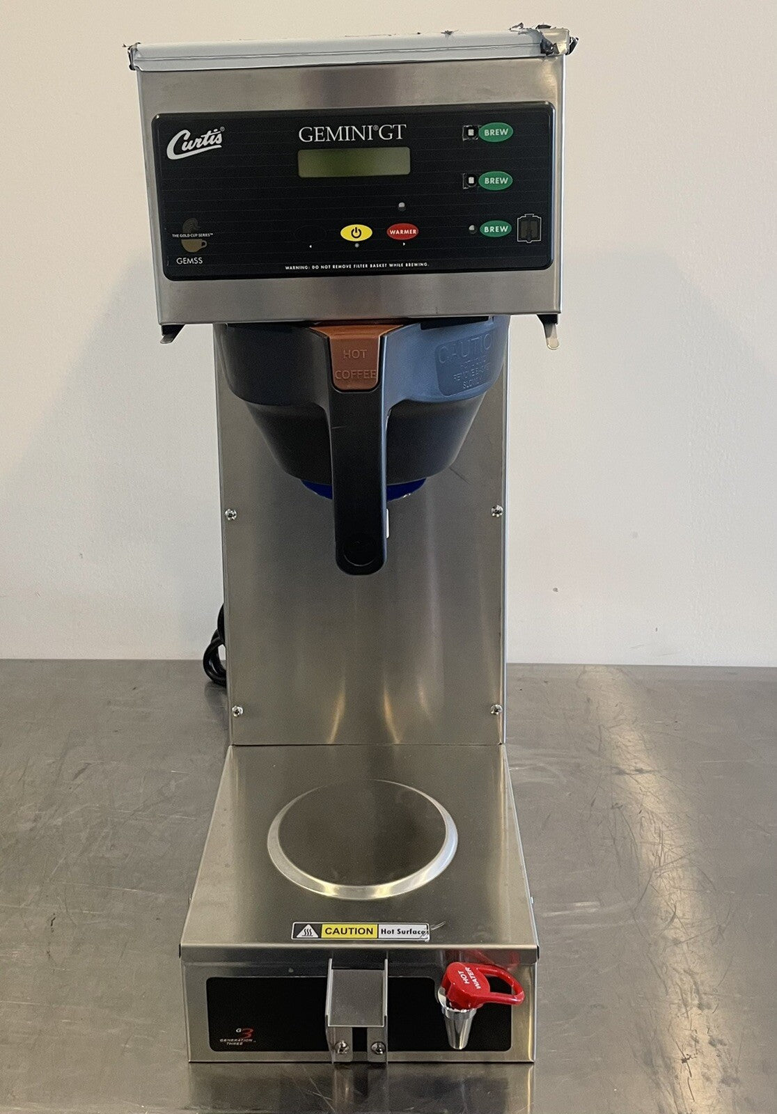 Wilbur Curtis GEMSS63A1000 Single Unit Automatic Coffee Brewer NEW FREE SHIPPING