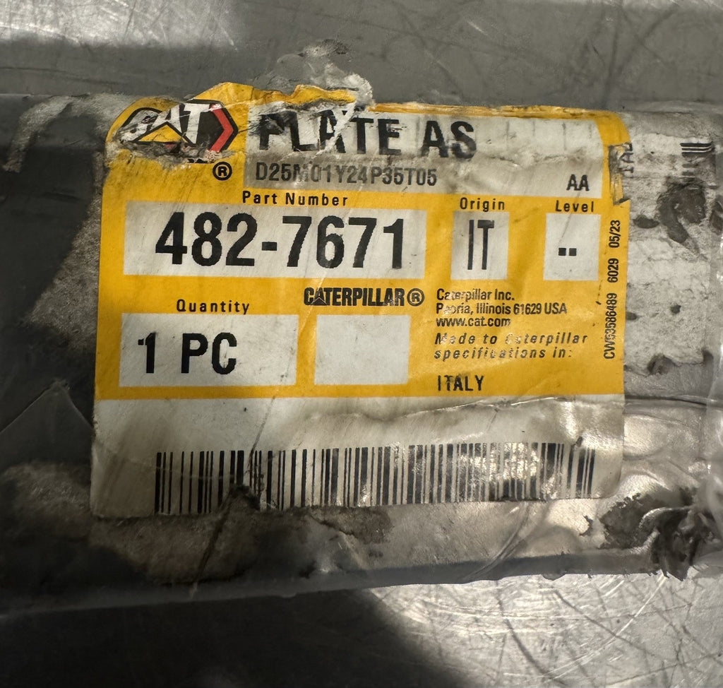 Caterpillar 482-7671 Mulching Head Guard Plate CAT Genuine NEW! FREE SHIPPING 