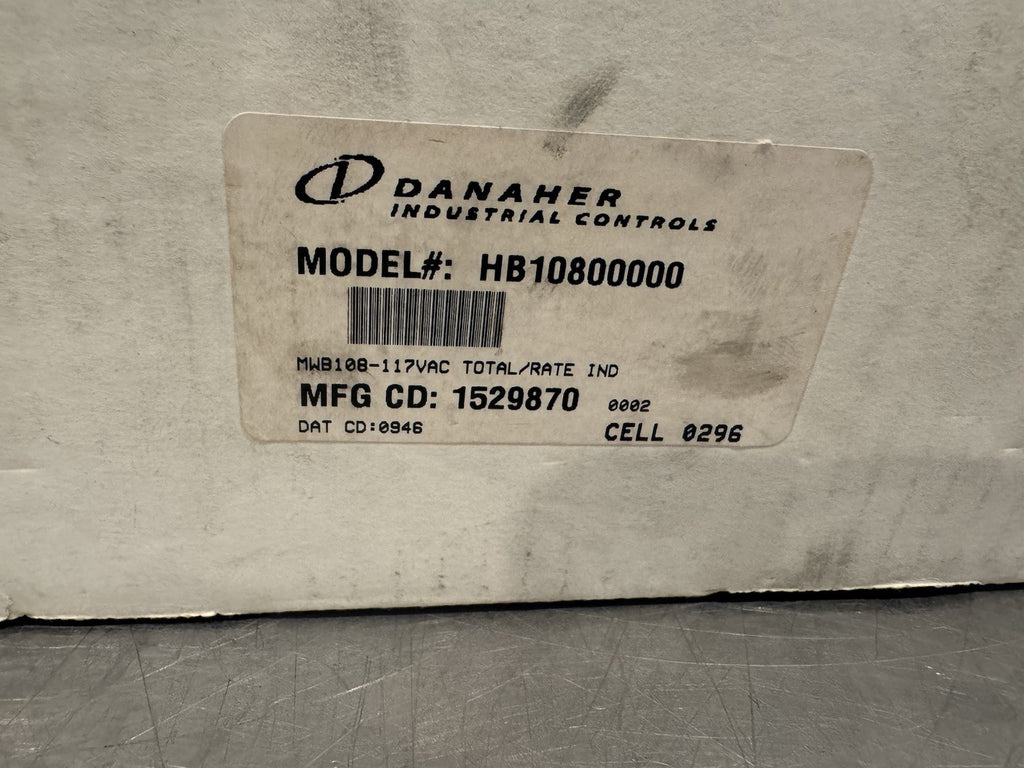 Danaher Controls MWB108 Timer Counter HB10800000 NEW IN BOX! FREE SHIPPING!