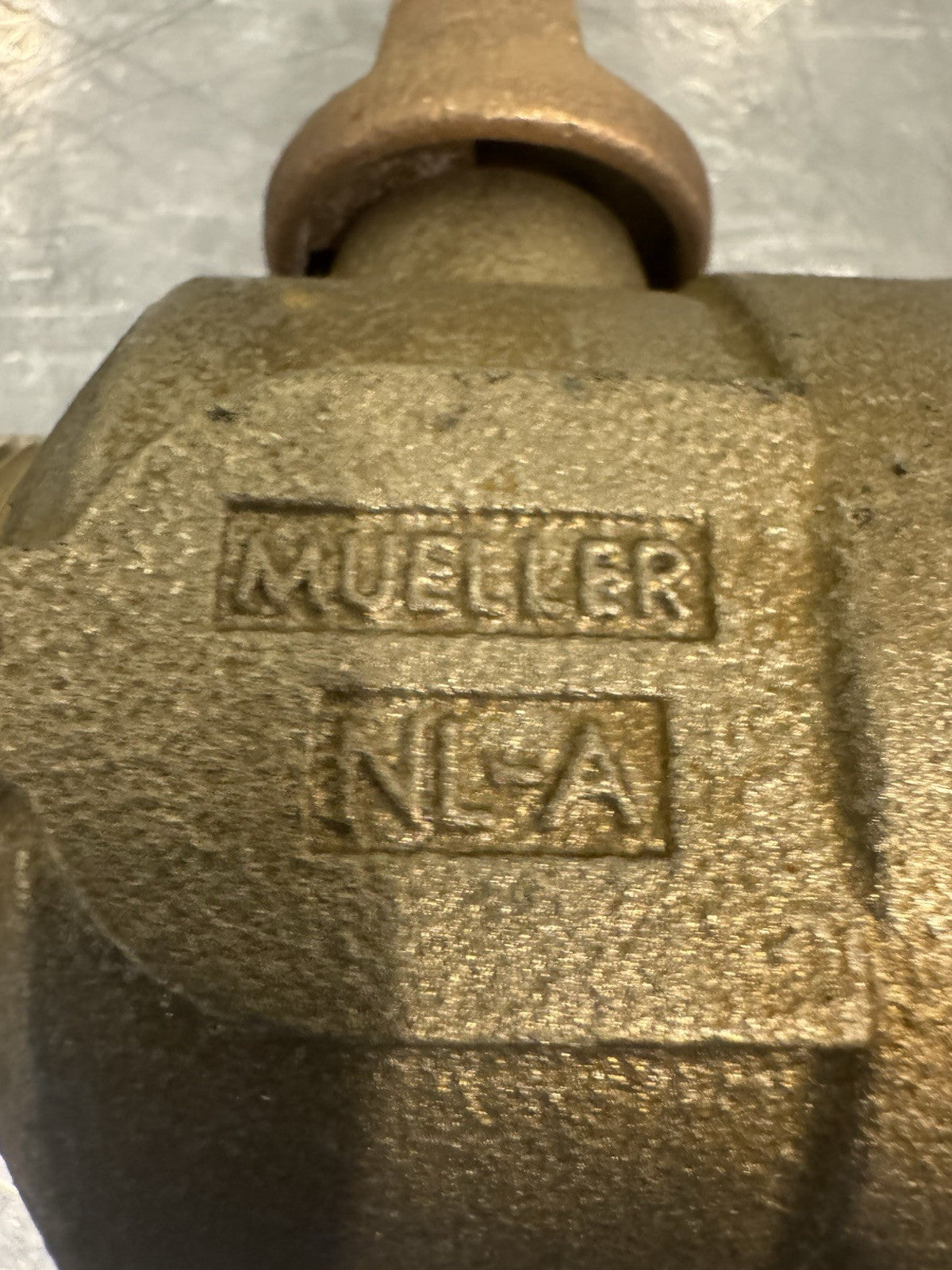 Mueller 2” Curb Valve Brass Threaded Male NEW! FREE SHIPPING!