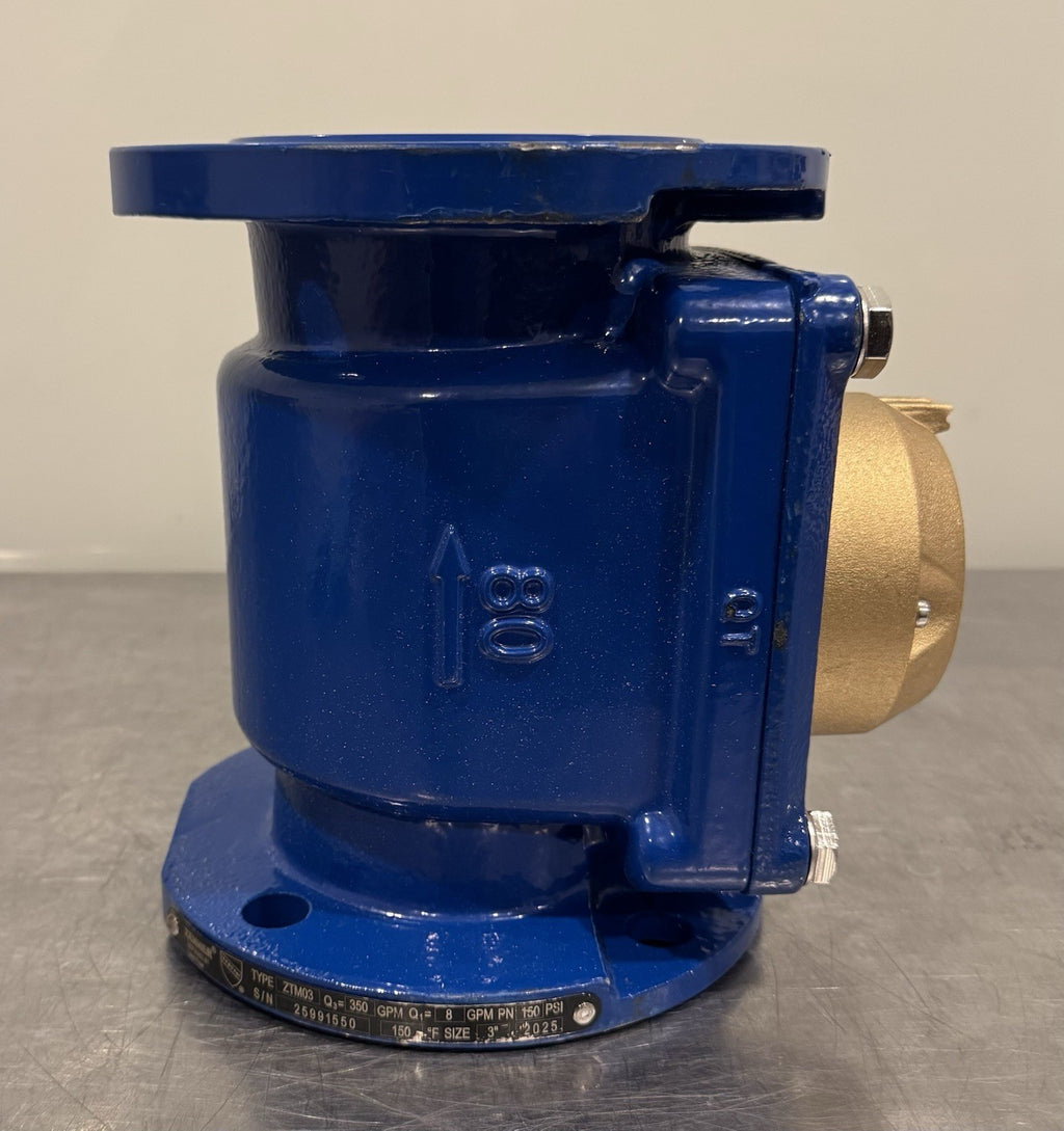 Zenner ZTM03 3" Turbine Water Meter Valve NEW! SHIPS FREE!
