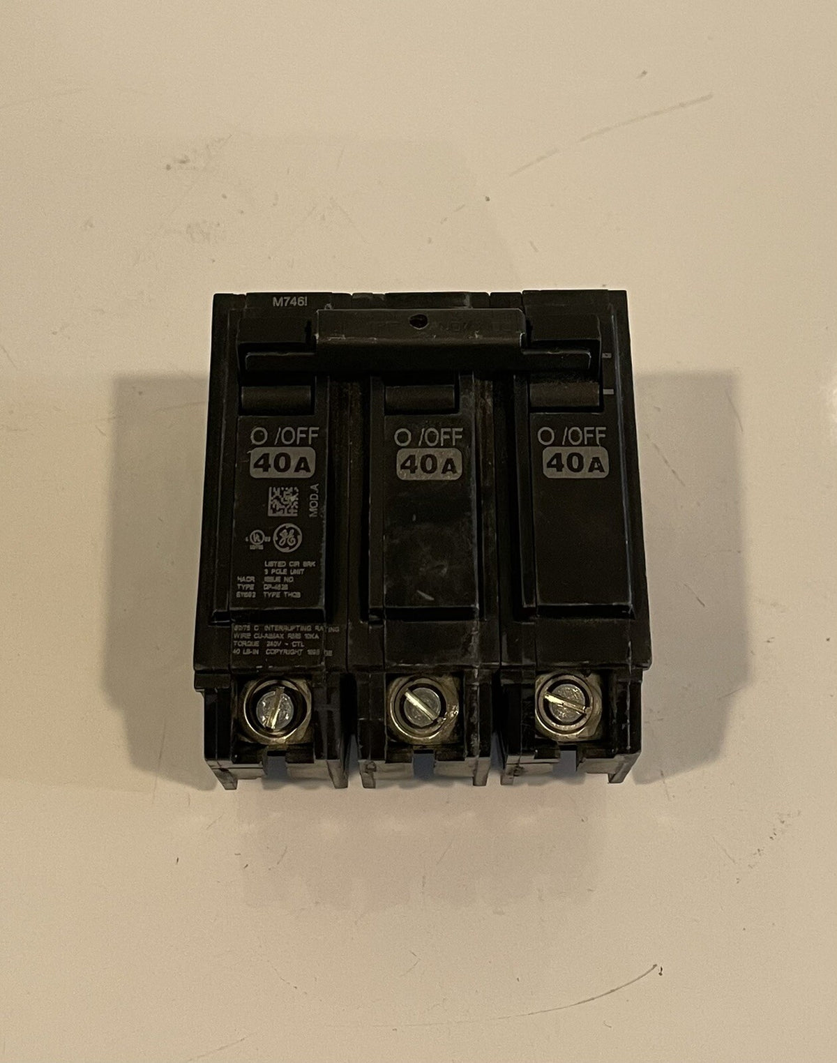 40A 3 Pole Circuit Breaker NEW! SHIPS FREE!