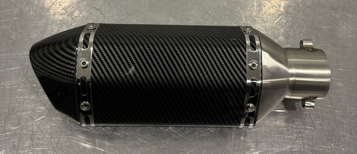 Carbon Fiber Motorcycle Exhaust Tip Kawasaki NEW IN BOX! FREE SHIPPING!