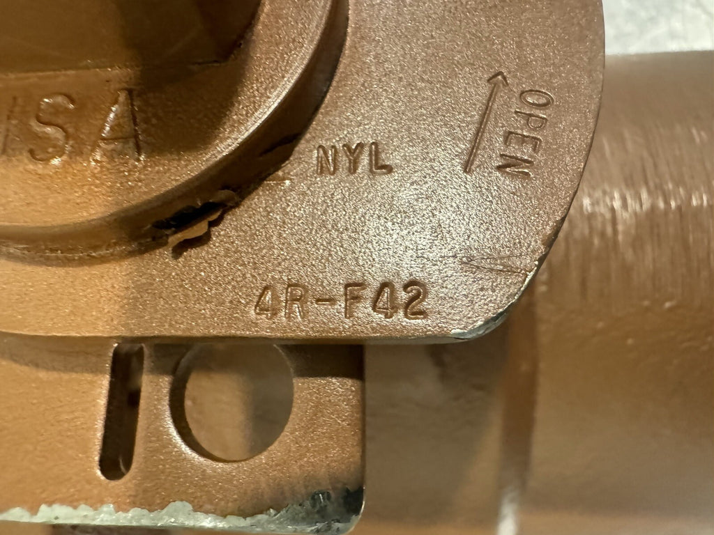 Balon 4R-F42 (4R) Ball Valve 4” NO HANDLE NEW! FREE SHIPPING!