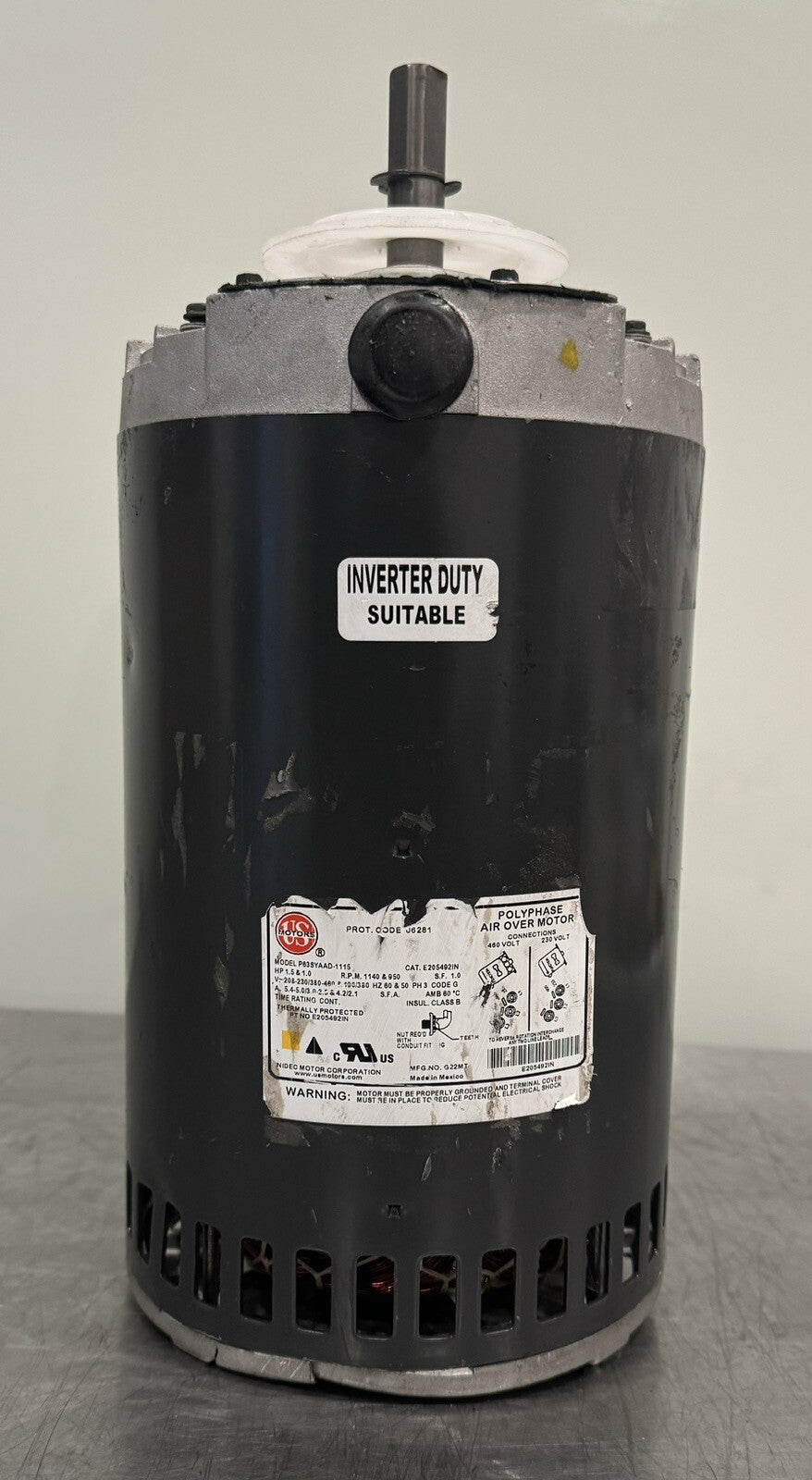 US Motor E205492IN Motor P63SYAAD-1115 1.5 & 1.0HP G22MT NEW! FREE SHIPPING!