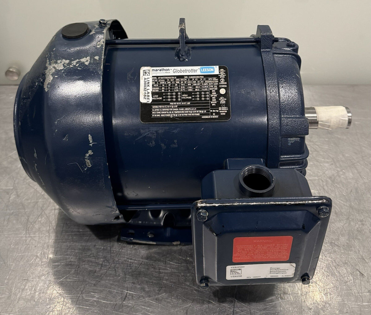 Marathon GT1513 Motor 5HP 1800 RPM 230/460V XF184TTFBD6027BA NEW! FREE SHIPPING!