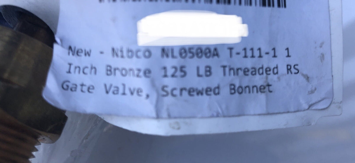 Nibco NL0500A Threaded Gate Valve T111 T-111 NEW!!!FREE SHIPPING!!!