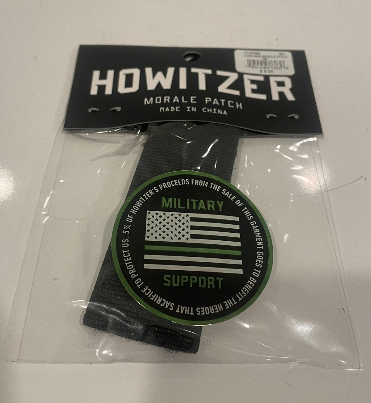 Howitzer Clothing Logo Bar Morale Patch CV4060 NEW! FREE SHIPPING!