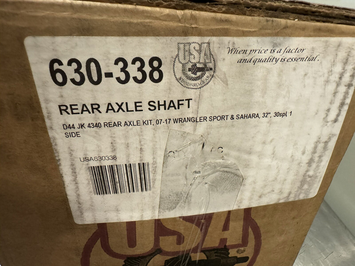 630-338 USA Standard Gear Rear Axle Shaft NEW IN BOX! FREE SHIPPING!