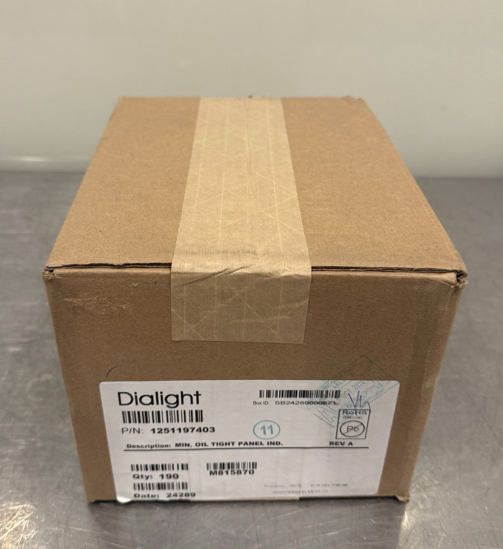 Dialight 1251197403 Indicator Light Cap Clear 125-1197-403 NEW! FREE SHIPPING!
