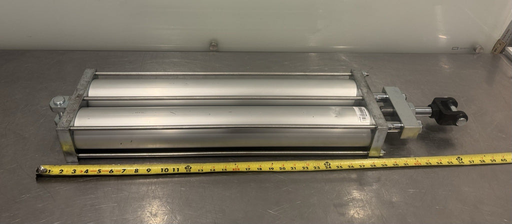 Lanau 3-1/4 X 24DBL Double Pneumatic Air Cylinder NEW! DENTS! FREE SHIPPING!