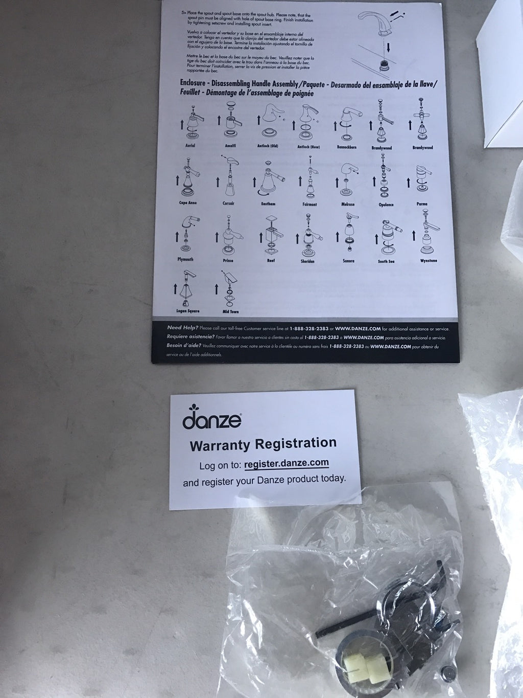 Danze D300962T Mid-Town Roman Tub Faucet Trim Chrome NEW