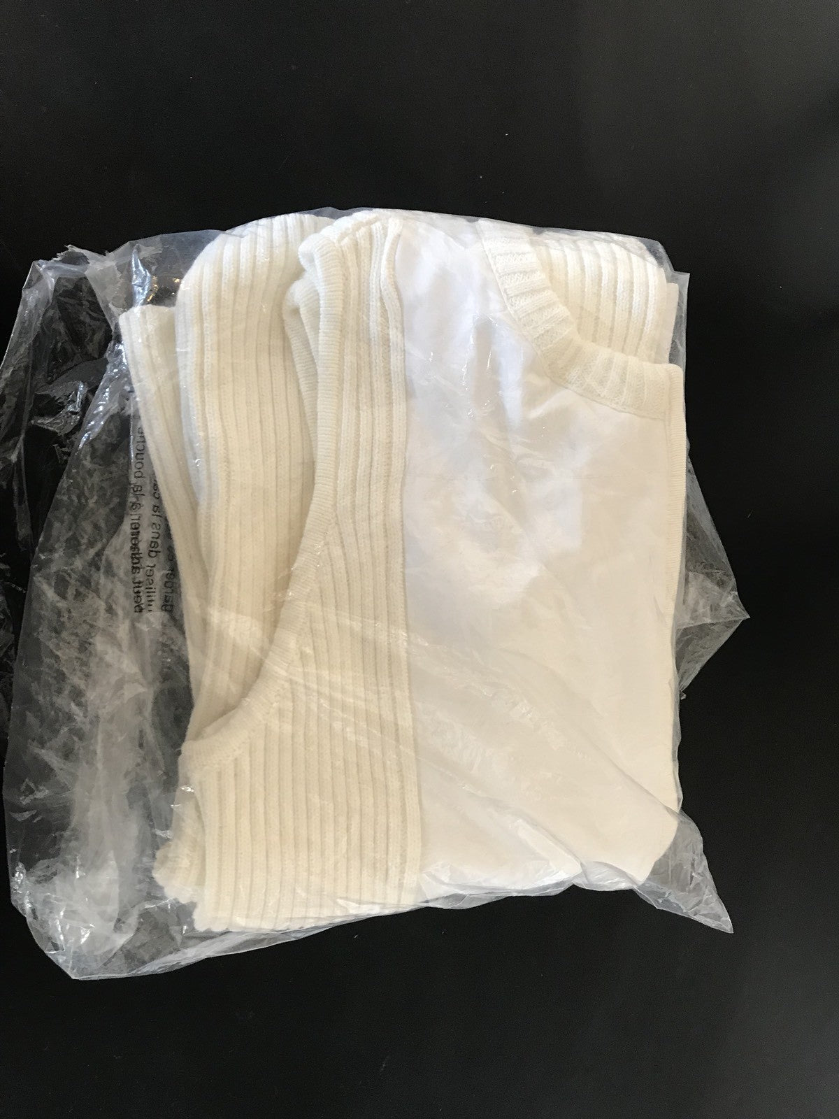 Jones New York Zip Front Quilted Vest Ivory NEW WITH TAGS 