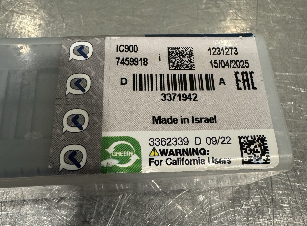 Iscar  3371942 End Mill Bit ECKI1H2.25-4W1CFR.125T5*9 7459918 NEW! SHIPS FREE!