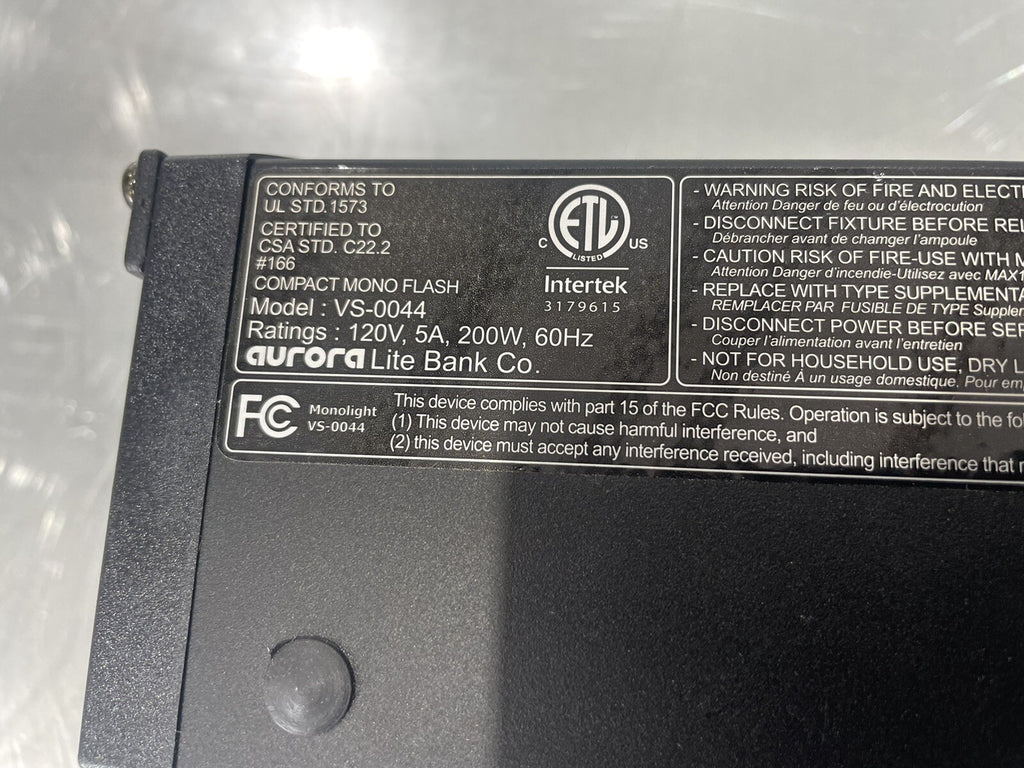 Aurora Lite Bank VS-0044 Compact Mono Flash NEW! FREE SHIPPING!
