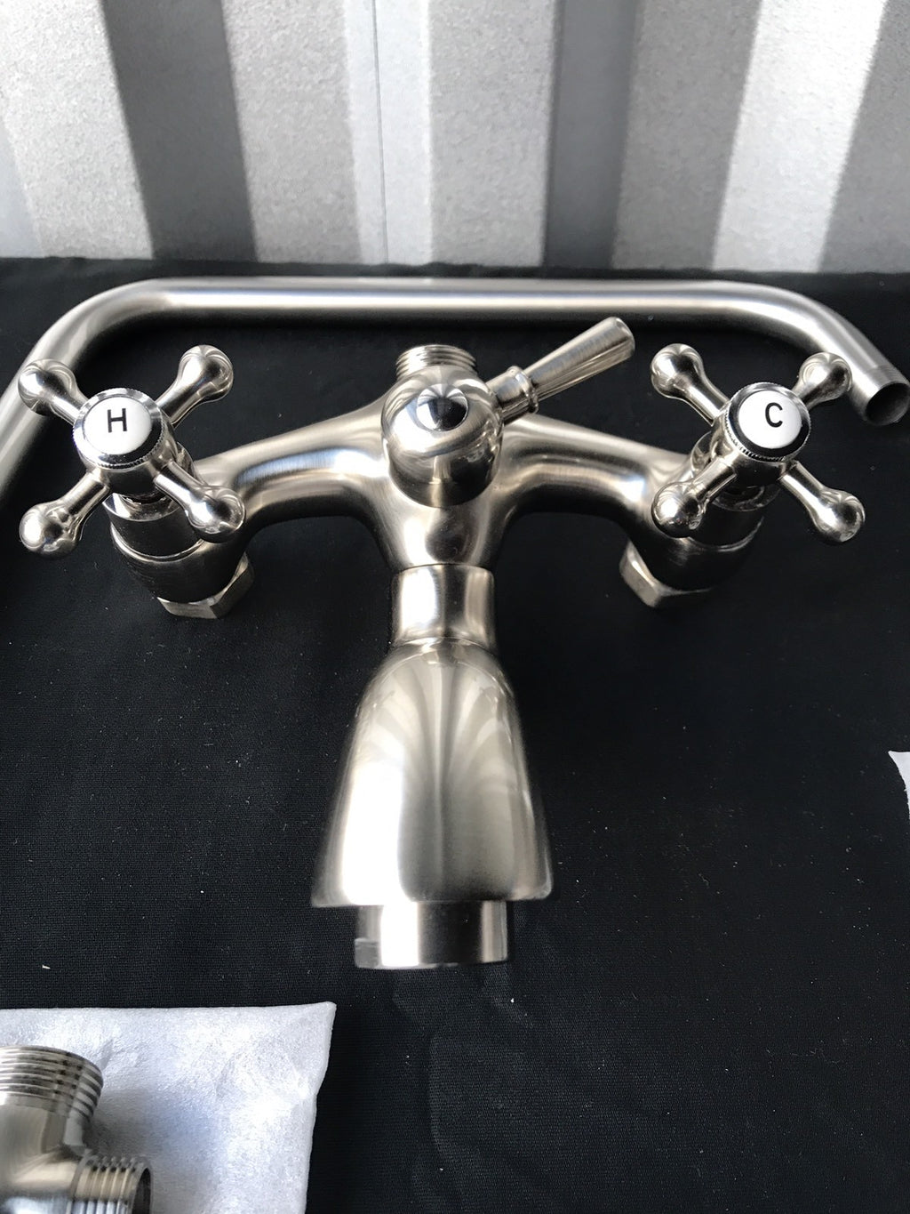 Shower And Bath Trim Brushed Nickel W/ Handshower NEW IN BOX
