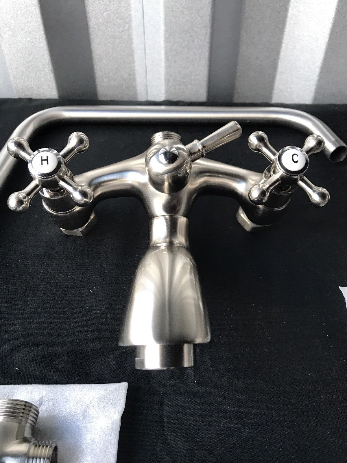 Shower And Bath Trim Brushed Nickel W/ Handshower NEW IN BOX