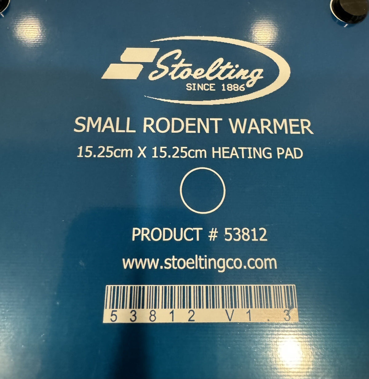 Stoelting Small Rodent Warmer Pad 15.25cm 53812 NEW! FREE SHIPPING!