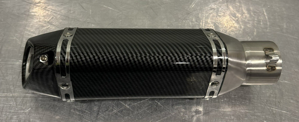 Carbon Fiber Motorcycle Exhaust Tip Kawasaki NEW IN BOX! FREE SHIPPING!