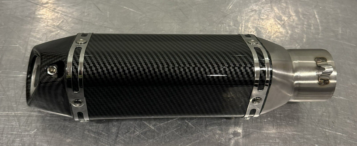 Carbon Fiber Motorcycle Exhaust Tip Kawasaki NEW IN BOX! FREE SHIPPING!