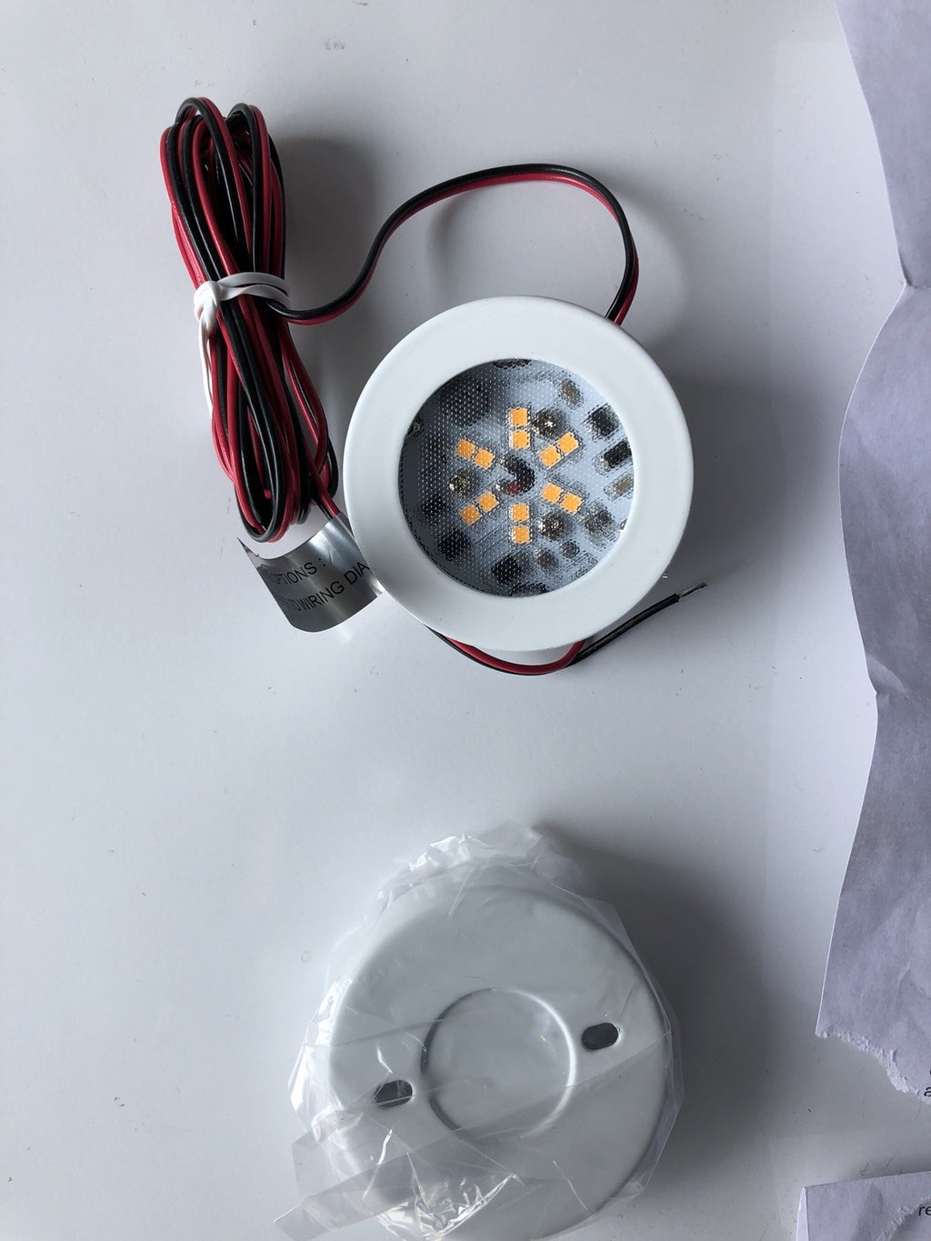WAC Lighting HR-LED87-WT 2.25" 3000K LED Round Under Cabinet Light NEW