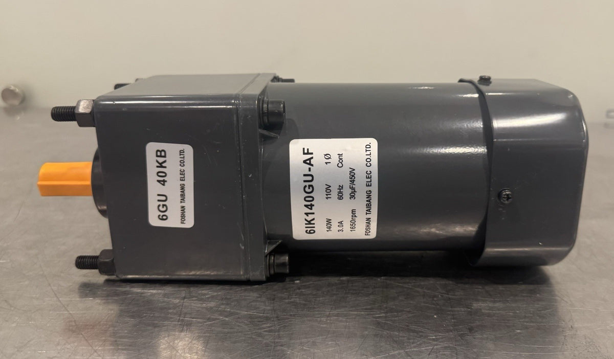 6IK140GU-AF Induction Gearmotor 110V 140W 1650 RPM 3.0A NEW! FREE SHIPPING!