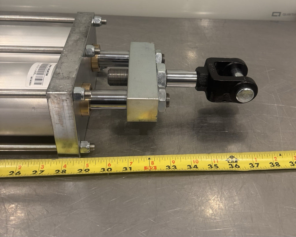 Lanau 3-1/4 X 24DBL Double Pneumatic Air Cylinder NEW! DENTS! FREE SHIPPING!