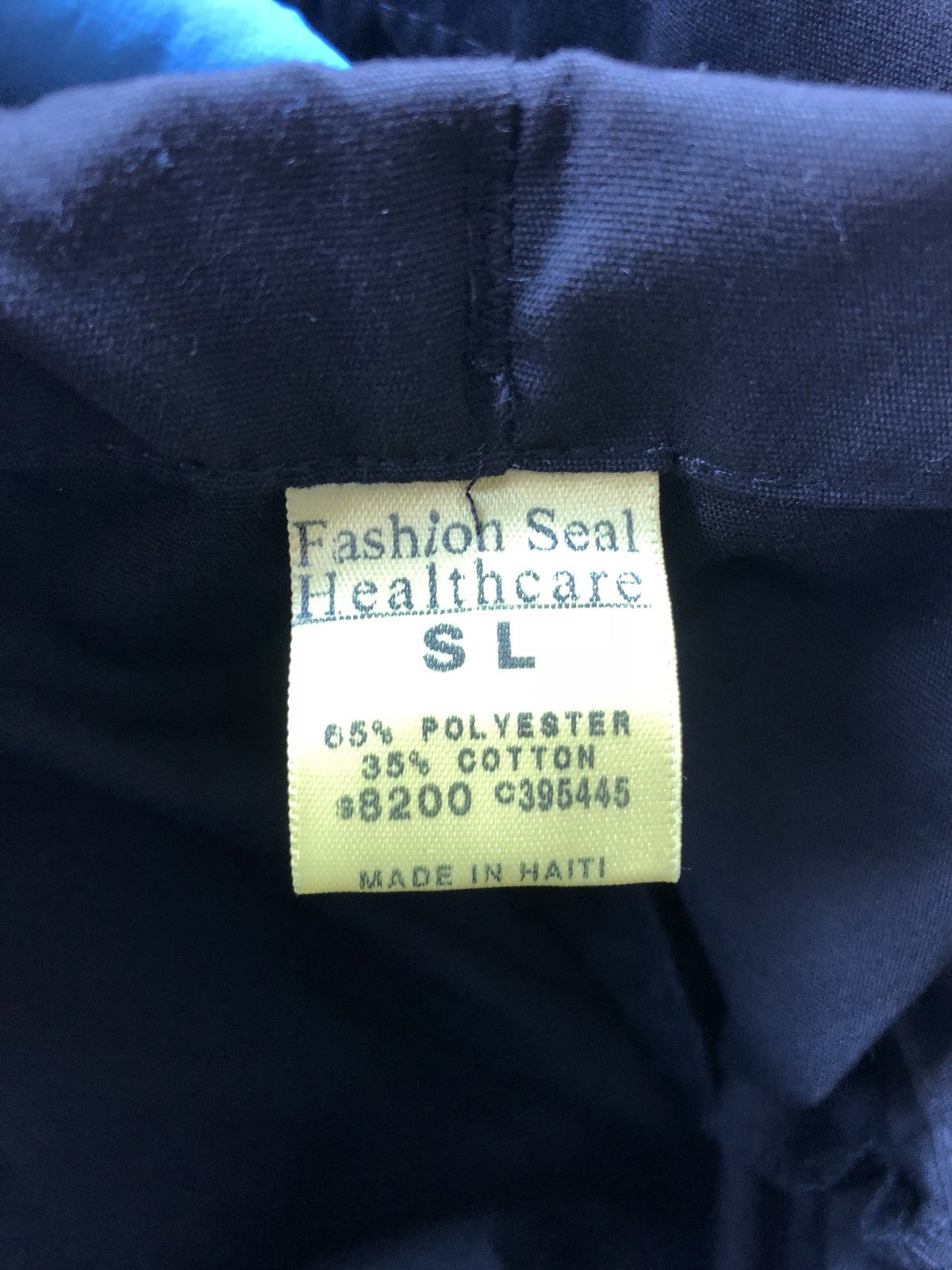 Fashion Seal Healthcare SL 8200  Black Scrub Pant Bottoms NEW