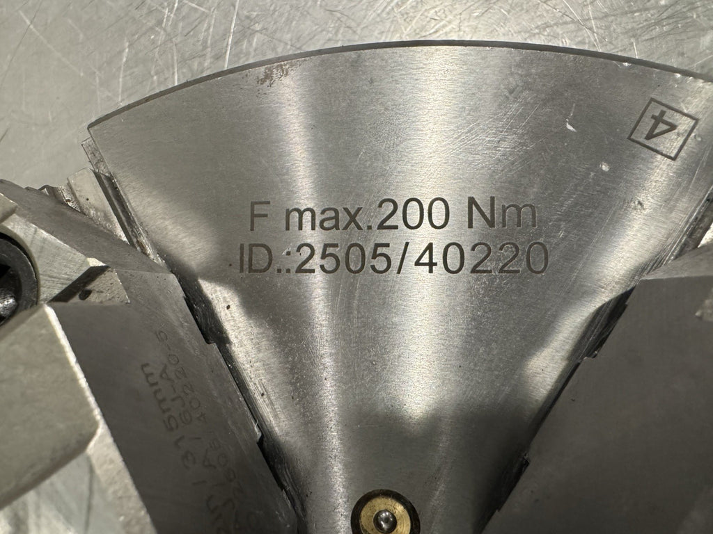 Hertel 12” 6 Jaw Manual Lathe Chuck Adjustable 1500 Max RPM 2505/40220 NEW!