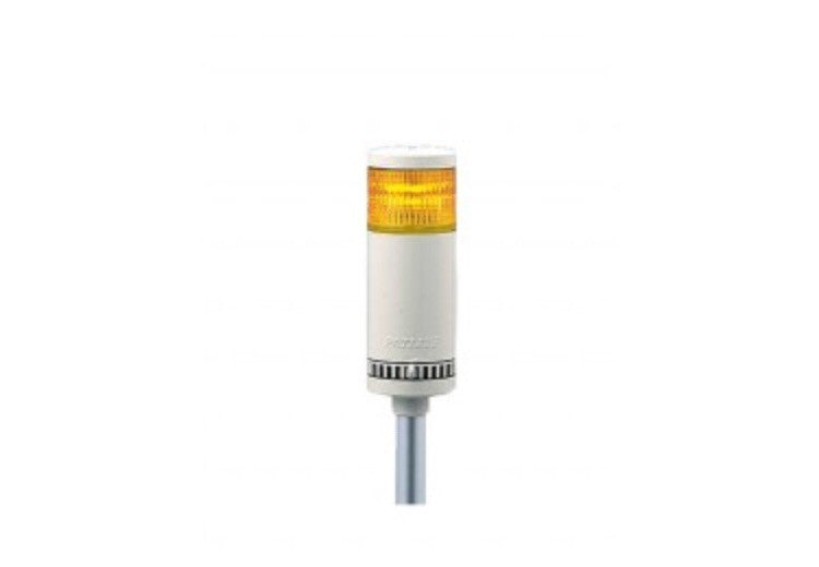 Patlite LME-102W-Y+FB120 Continous Flashing Single Light Pole Mounted Yellow NEW