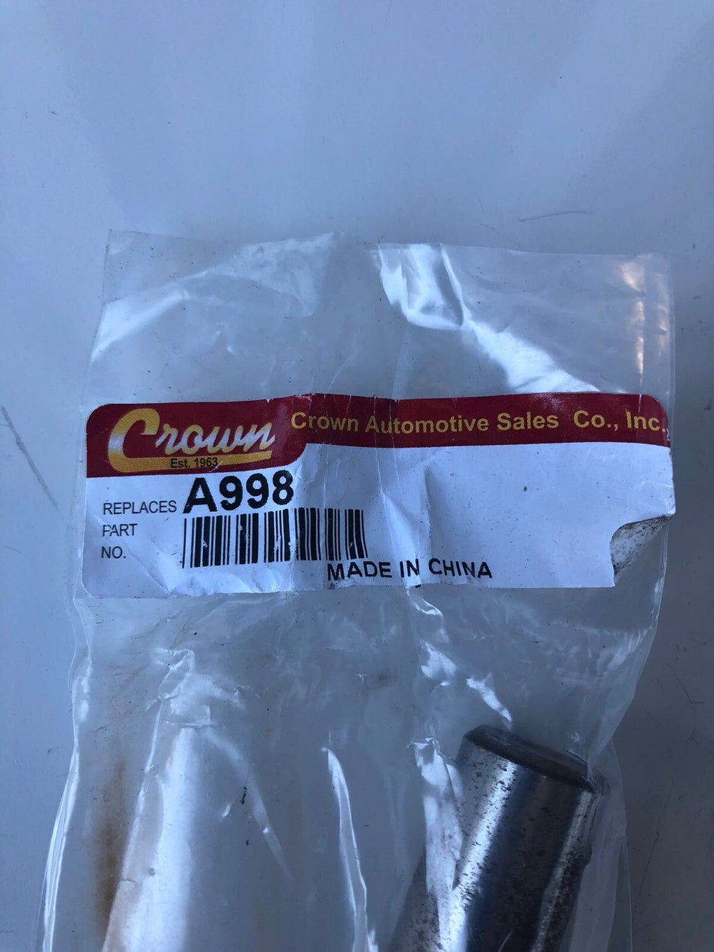 Crown A998 Transfer Case Intermediate Shaft Jeep Willys 41-42 NEW! FREE SHIPPING