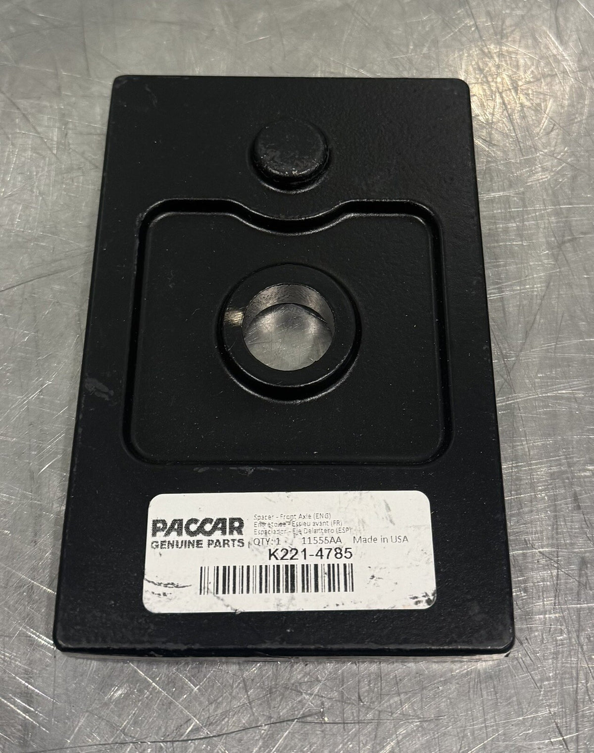 Paccar K221-4785 Front Axle Spacer Aluminum Black NEW! FREE SHIPPING!