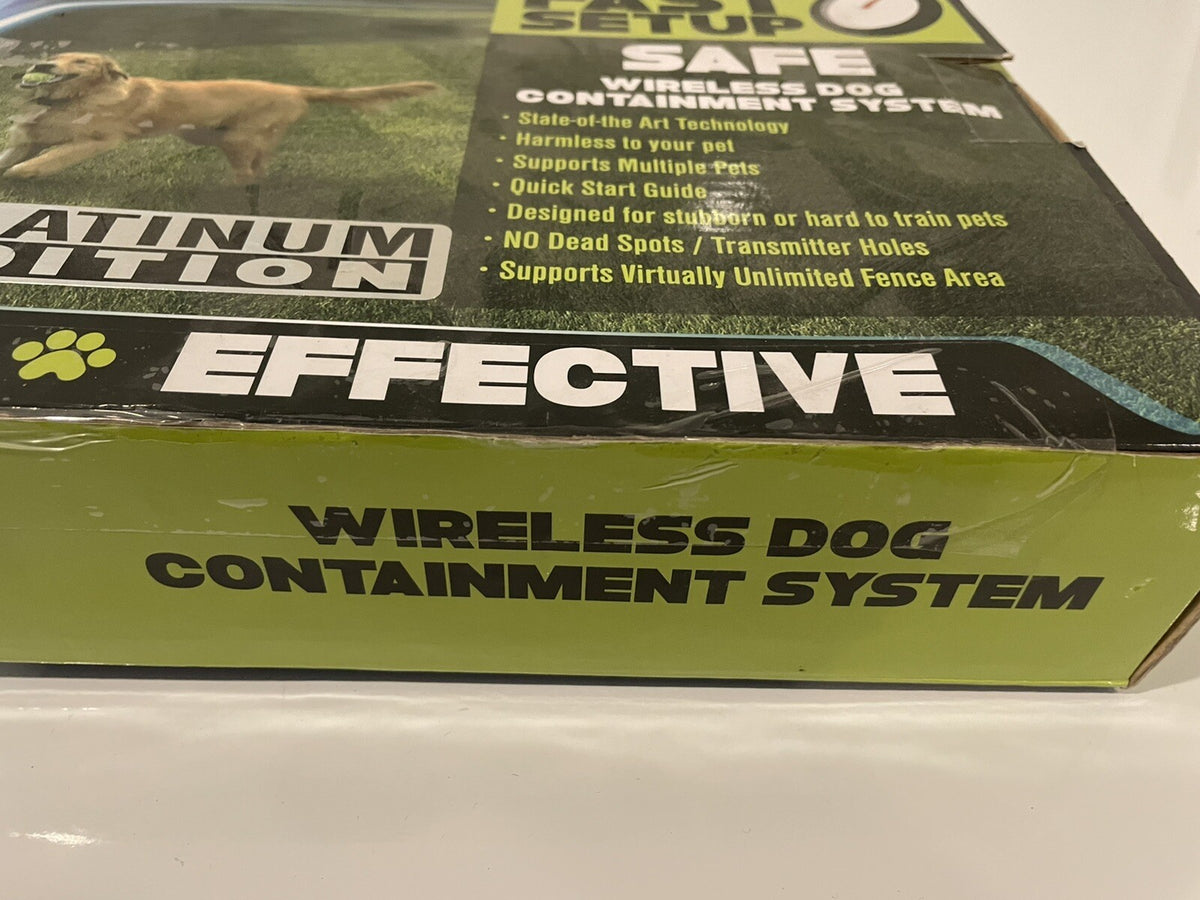 Friendly Pet Products Wireless Dog Containment System Platinum Edition NEW!