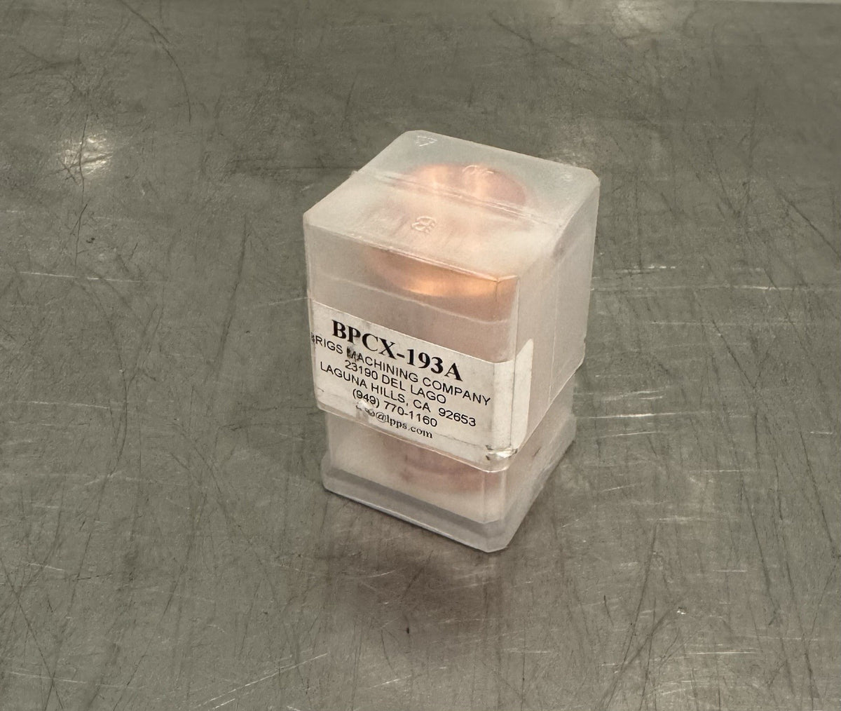 BPCX-193A Nozzle Brigs Machining Company NEW! FREE SHIPPING!