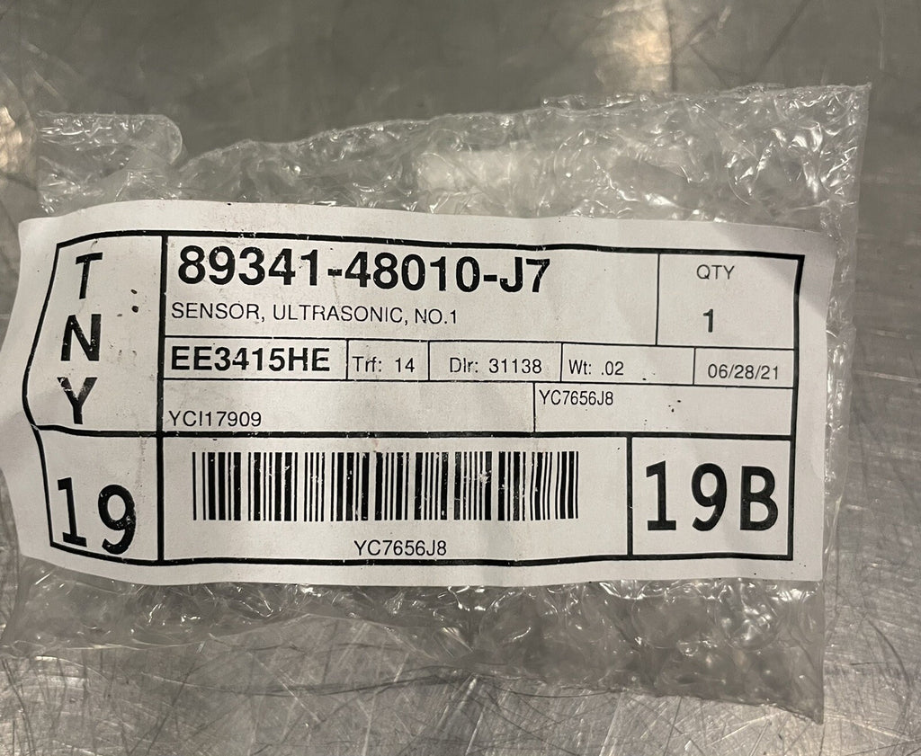 Toyota 89341-48010-J7 Park Sensor Ultrasonic Sensor No. 1 NEW! FREE SHIPPING!
