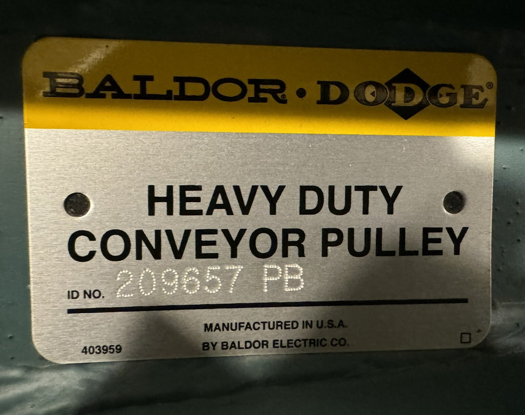 Dodge 209657 PB Baldor Conveyor Pulley Wing NEW! FREE SHIPPING!